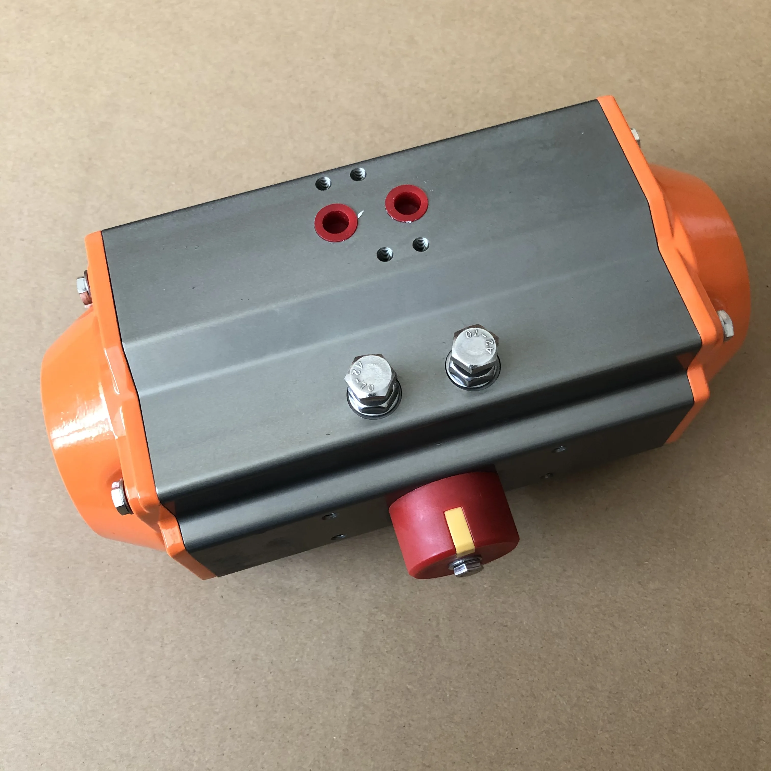 Пневматический привод 145 мм шаровой клапан двойного действия клапан-бабочка |