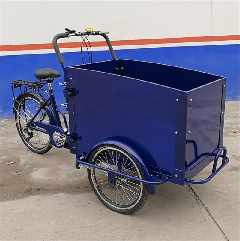 Семья Электрический грузовой трицикл 3 колеса взрослый велосипед способный