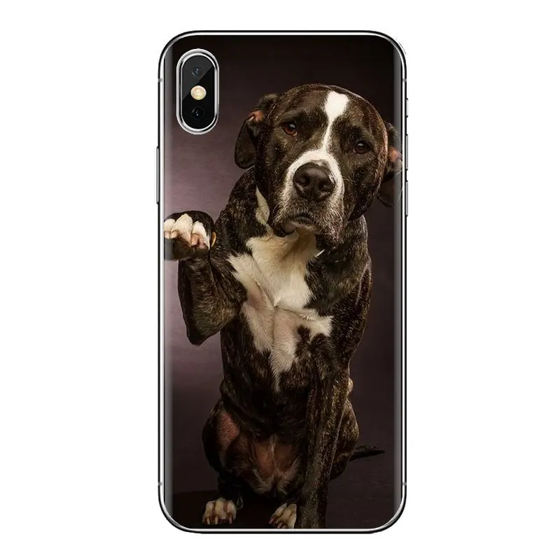 Питбуль собака питбуль с принтом Щенок телефон Обложка для Huawei G7 G8 P7 P8 P9 Lite Honor 4C 5X