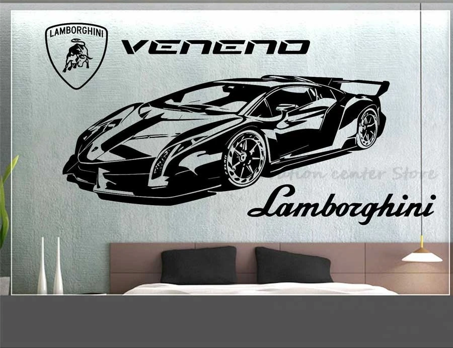 JCM пользовательские Veneno LR 750 гоночный спортивный автомобиль виниловые наклейки