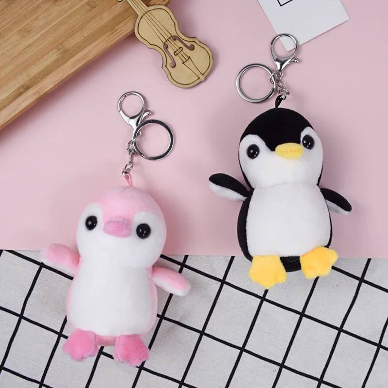 Подвеска плюшевая в виде маленького пингвина сетку | Украшения и аксессуары