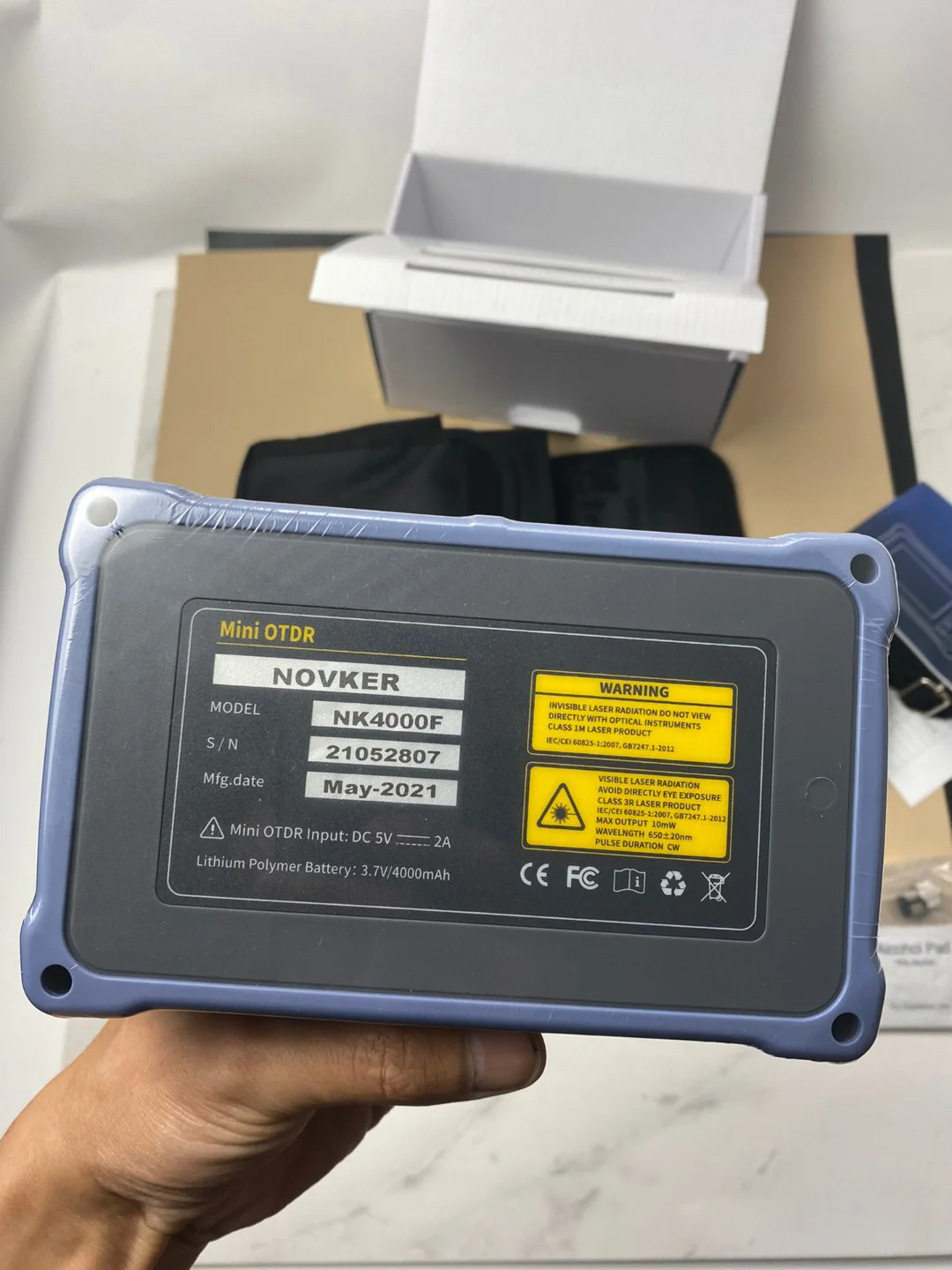 Оптоволоконный мини-рефлектометр GPON EPON Active Fiber Test OTDR Live VFL OLS OPM карта событий Ethernet