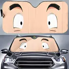 Аниме солнцезащитный козырек аксессуары для автомобиля 3D дизайн глаз Забавный козырек от солнца на лобовое стекло для защиты автомобиля интерьер автомобиля прочный передний козырек