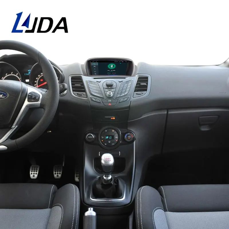 LJDA Android 10 автомобильный dvd-плеер для Ford Fiesta 2008 2009 2010 2012 2013 Радио Аудио Bluetooth Canbus gps навигация 4 ядра