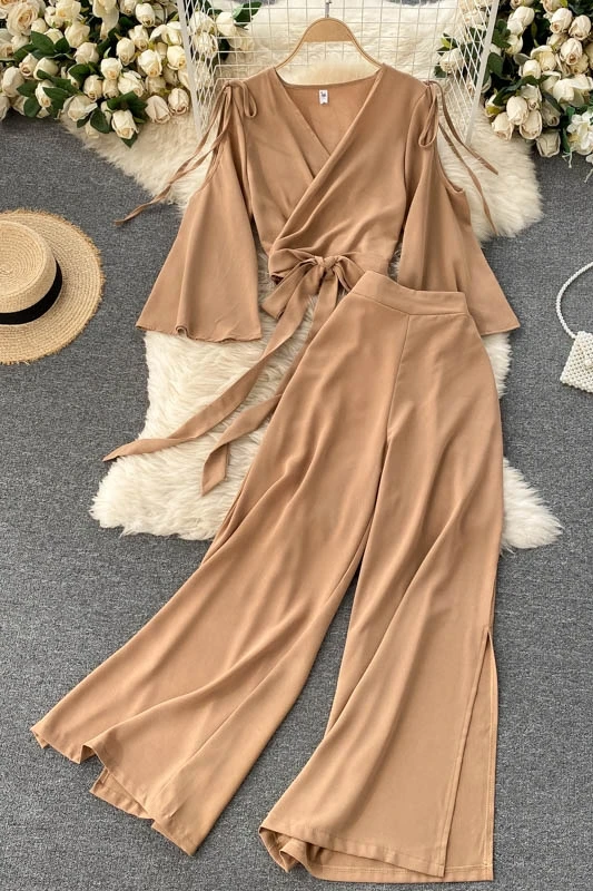 

2021 new fashion women's clothing Two-piece suit