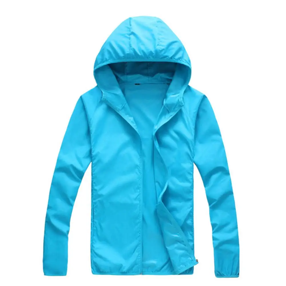60%HOTQuick-drying Sunscreen Coat Jacket UV Protection Windbreaker Jacket Women's Men's Summer Long-sleeved Hoodie