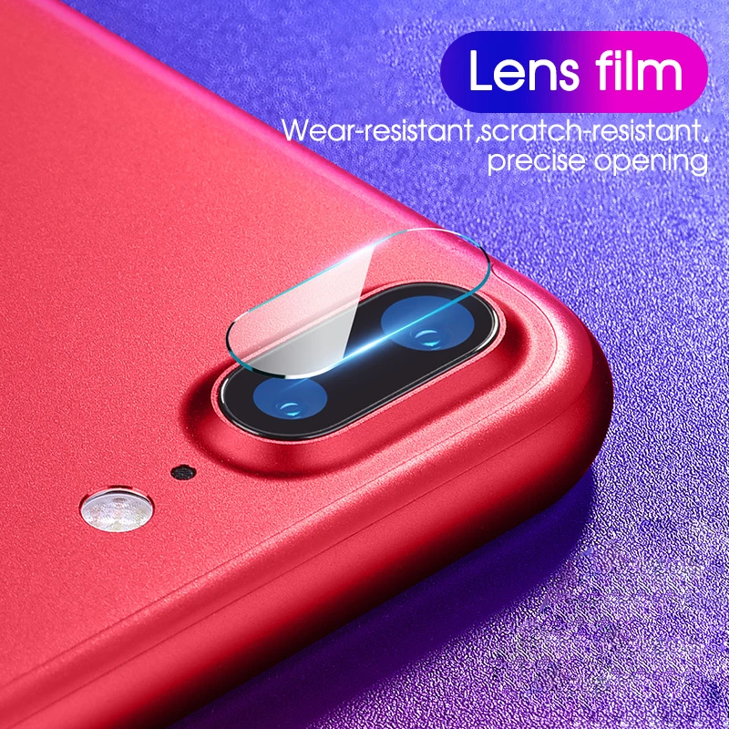 2 шт./лот объектив камеры Защитная стеклянная пленка для экрана iPhone XR X XS Max 7 8 Plus