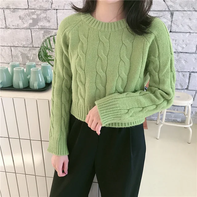 Новые свитера для женщин осень зима модный базовый пуловер женские джемперы с