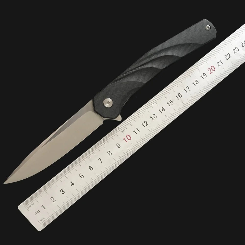 Складной нож ручка из стали D2 высокой твердости G10 шарикоподшипник Флиппер