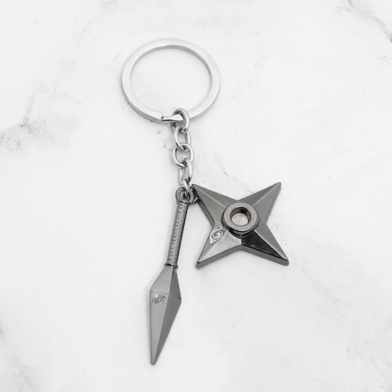 

Anime NARUTO Necklace Kunai Shuriken Dart Weapon Konoha Logo Uzumaki Pendant Leather Rope Ninja Cosplay Movie Jewelry