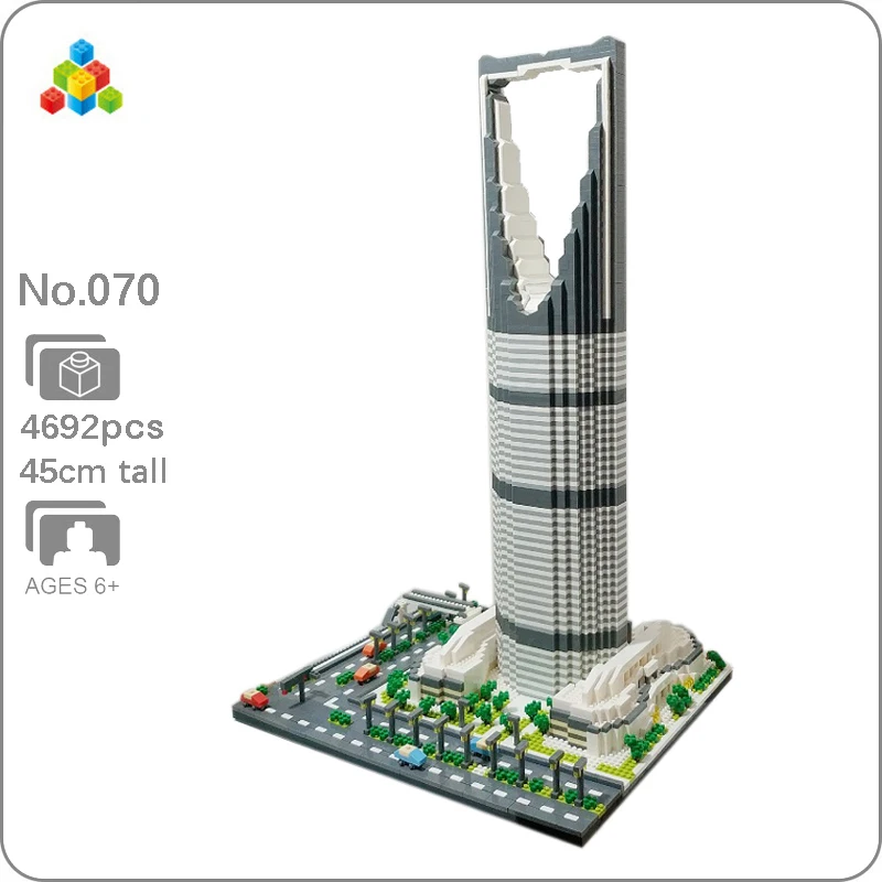 Конструктор YZ 070 Мир города архитектура башня Королевство 3D модель набор