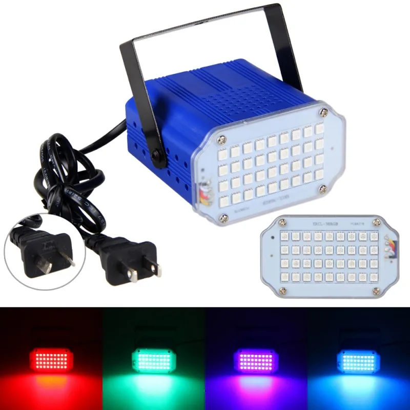 Мини 36 шт. светодиодный светильник для сцены DJ вспышки Клубные вечерние festa