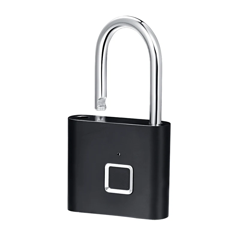 Перезаряжаемый USB замок для двери без ключа со сканером отпечатков пальцев Умный