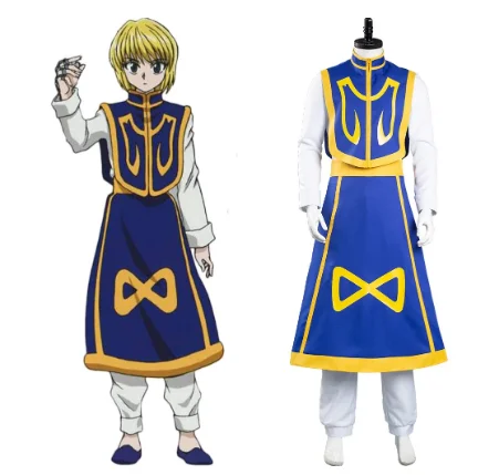 

Hunter x Hunter Kurapika Cosplay Costume Uniform Vest Full Set Outfits Adult Halloween Carnival Costume Fancy Dress