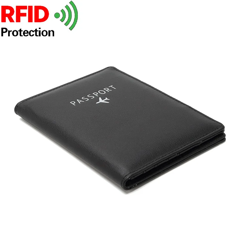 Новая женская кожаная обложка для паспорта с радиочастотной идентификацией