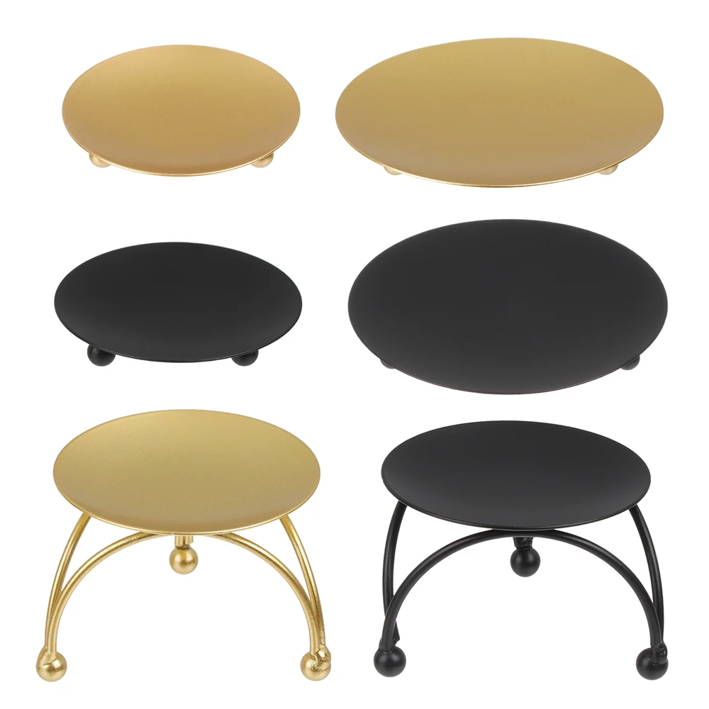 Металлическая пластина в скандинавском стиле железные черные Позолоченные