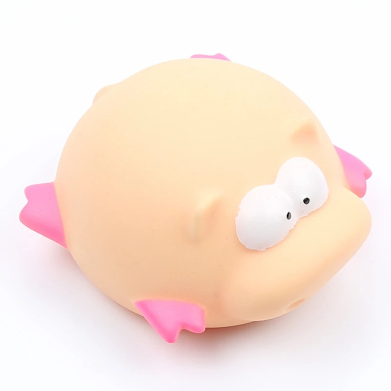 ZWX148-4 Water Bathroom Toy Starfish Flower Cow Pig Bath Rubber Beach Spray Animal Water Toy For Children Funny Kawaii Baby Swimming Toys - Цвет: ZWX148-4