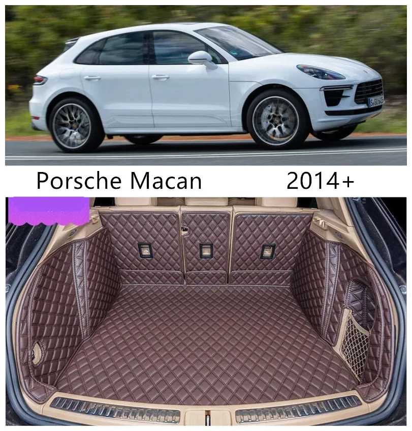 Для Porsche Macan Boxter 2014 2015 2016 2017 2018 2019 2020 полный задний багажник кассетного коврик для