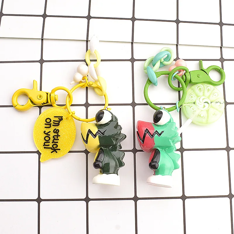 2019 модный красивый брелок для ключей динозавры мужской/детский с фигурками из