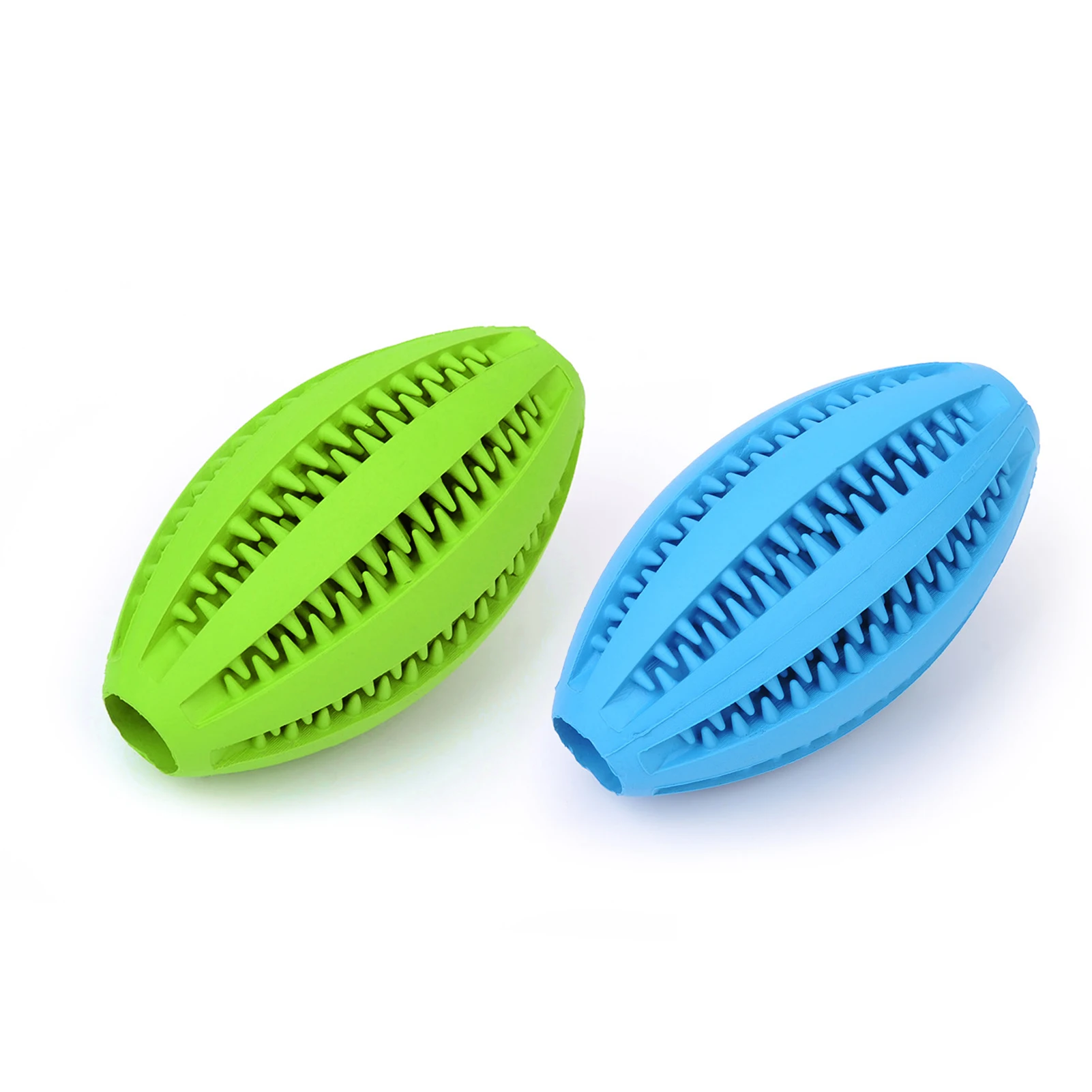 

2pcs Pet Dog Toy Interactive Rubber Balls Pet Dog Cat Puppy Chew Toys Ball Teeth Chew Toys Tooth Cleaning Balls Food