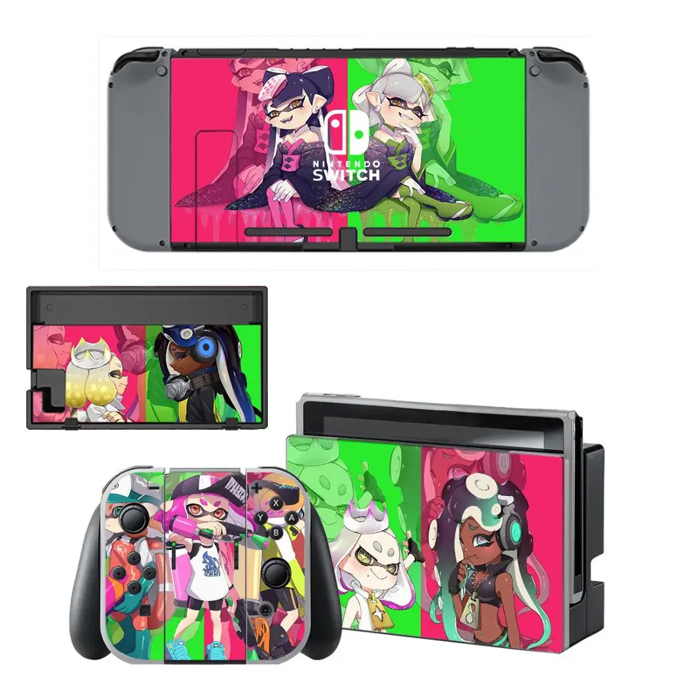 

Game Splatoon 2 Nintendoswitch Skin Nintend Switch Stickers for Nintendo Switch Console Joy-con Controller Dock Skins Stickers