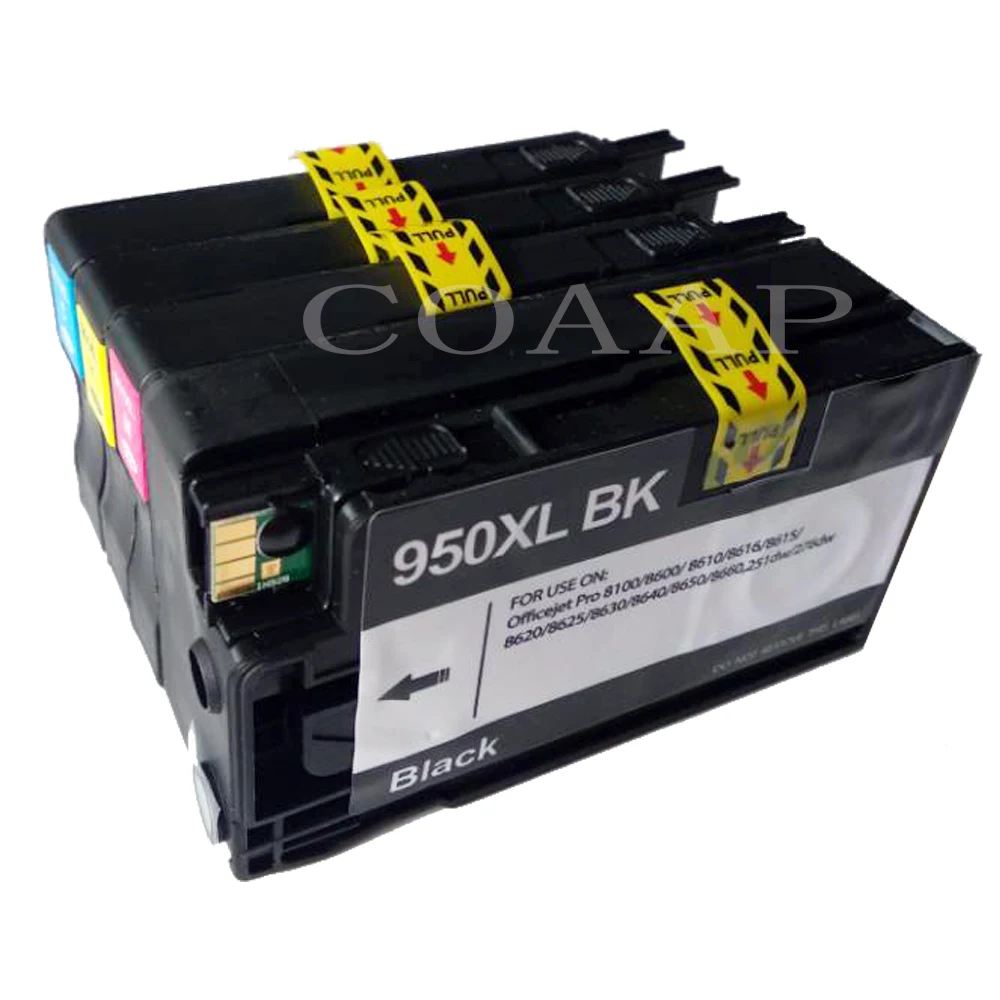 4 шт./упаковка картриджи для принтера hp 950 951 Officejet Pro 8610 8600Plus | Компьютеры и офис