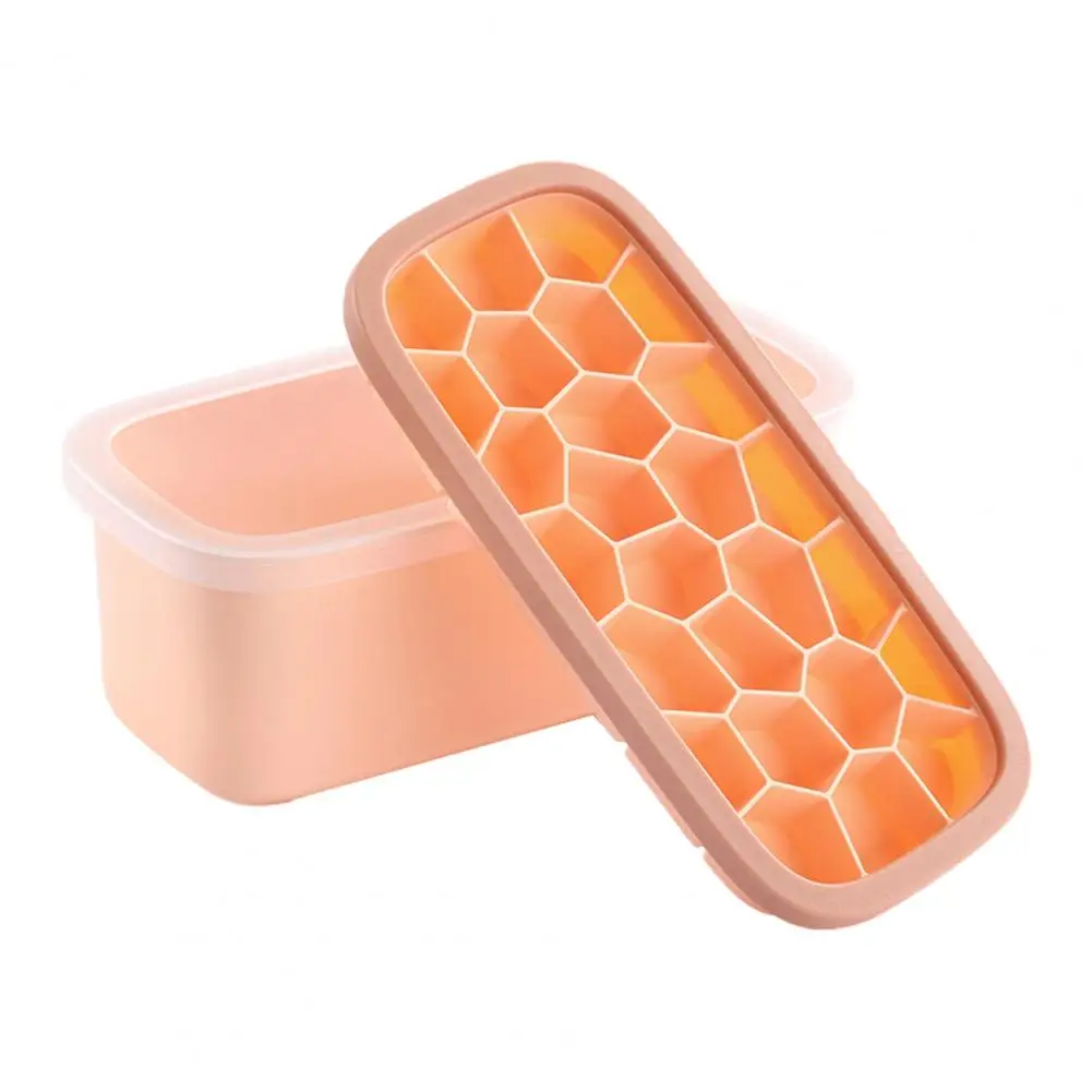 

80%HOT1.8L Ice Maker Mold Eco-friendly Double Layer Silicone Mini Ice Tray Mold with Storage Box for Home