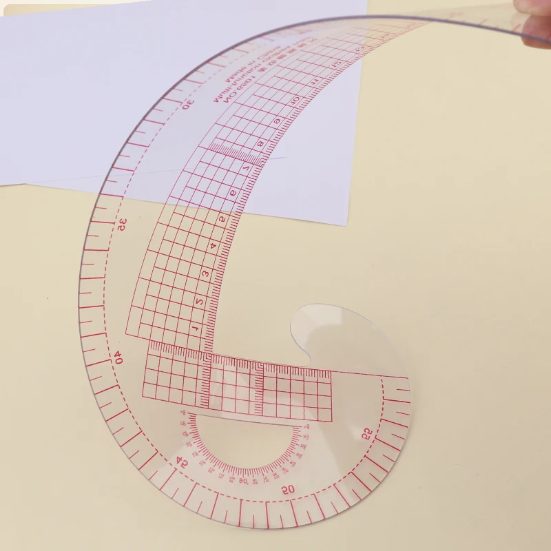 LMDZ Пластик французской кривой метрических швейная линейка в форме или пошив
