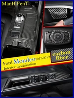 for ford mondeo interior accessories car interior real carbon fiber decoration sticker 2015 2016 2017 2018 2019