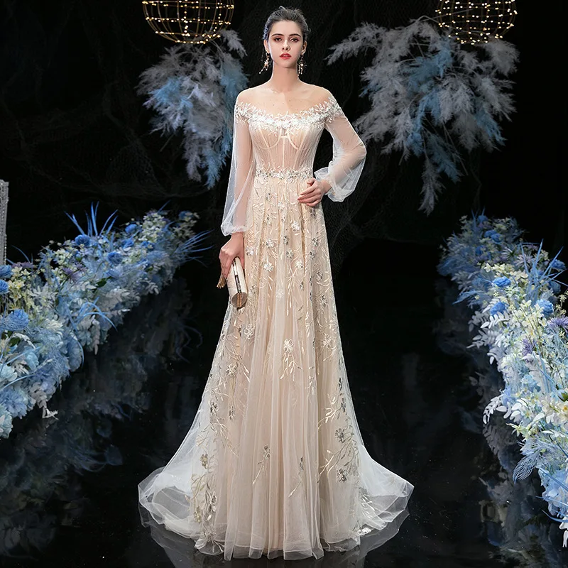 

YILIBER New simple wedding dress backless sleeveless design chiffon lace bride dresses princess dress plus size tailor-made