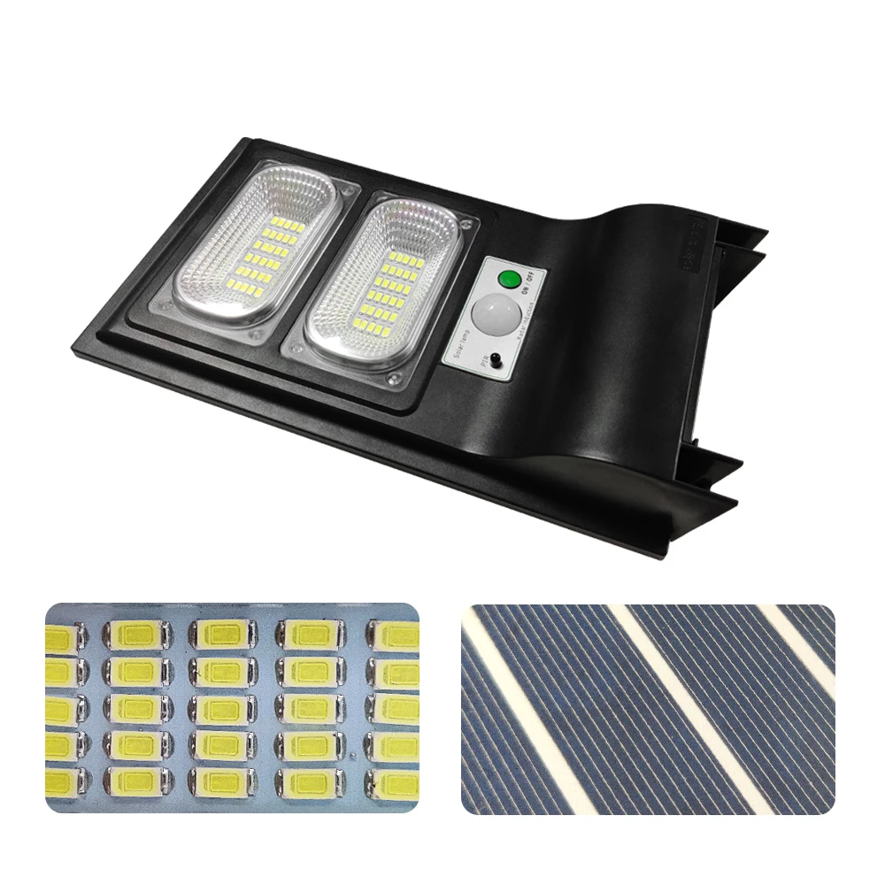 40 Вт Светодиодный уличный фонарь на солнечной батарее настенный светильник с