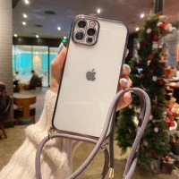 lanyard phone case pendant chain accessory candy color ribbon compatible with iphone 6 6s plus 7 8 11 11 pro xr xs ma