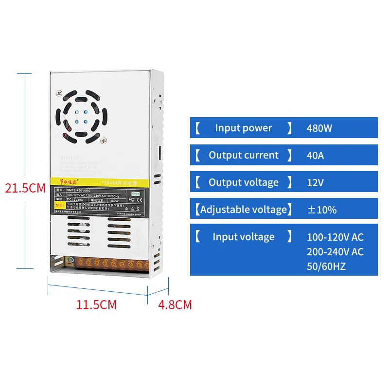 Импульсный источник питания постоянного тока 220 В в 24 импульсный Регулятор