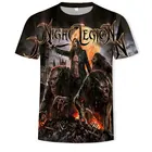 Футболка мужская с коротким рукавом, с 3D-принтом Ночная Тень ужасов
