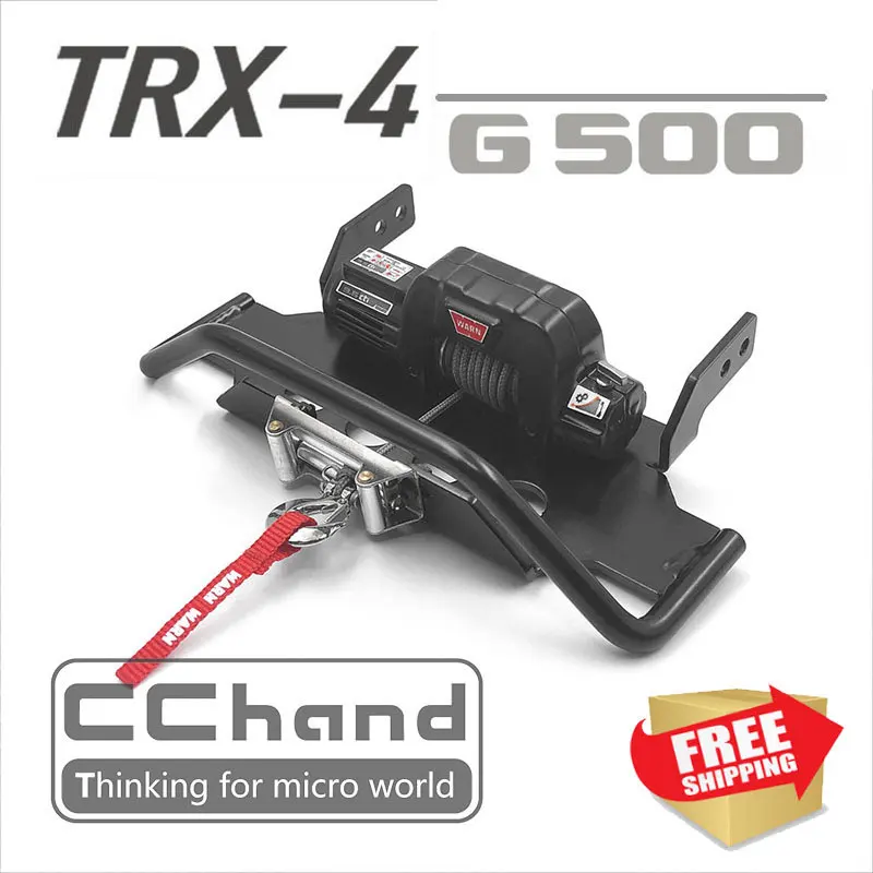 RC запчасти для TRX 4 G500 trax 82096 металлический передний бампер без лебедки|Детали и