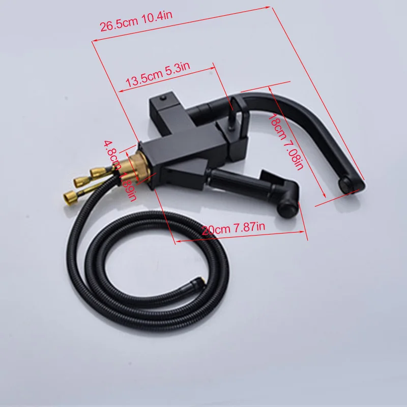 

WETIPS Kitchen Faucet Nozzle Cold Hot Mixer Tap 360 Rotating Robinet Lavabo Basin Sink Faucet Hand Sprayer Washbasin Faucets