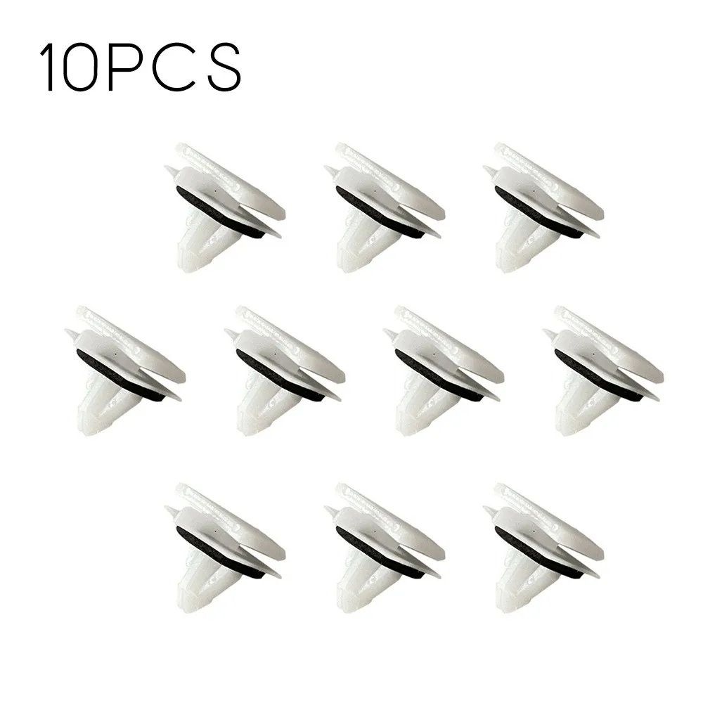 

10pcs Car Accessories Fixed Clip Plastic Rocker Panel Molding Retainer Wheel Flare Clip W Sealer For Ford Car Parts High Quality