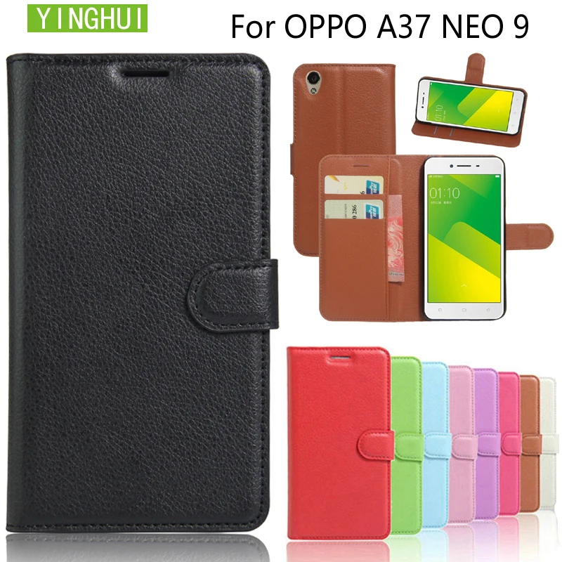 Защитный чехол для OPPO NEO 9 телефона роскошный кожаный кошелек откидная крышка