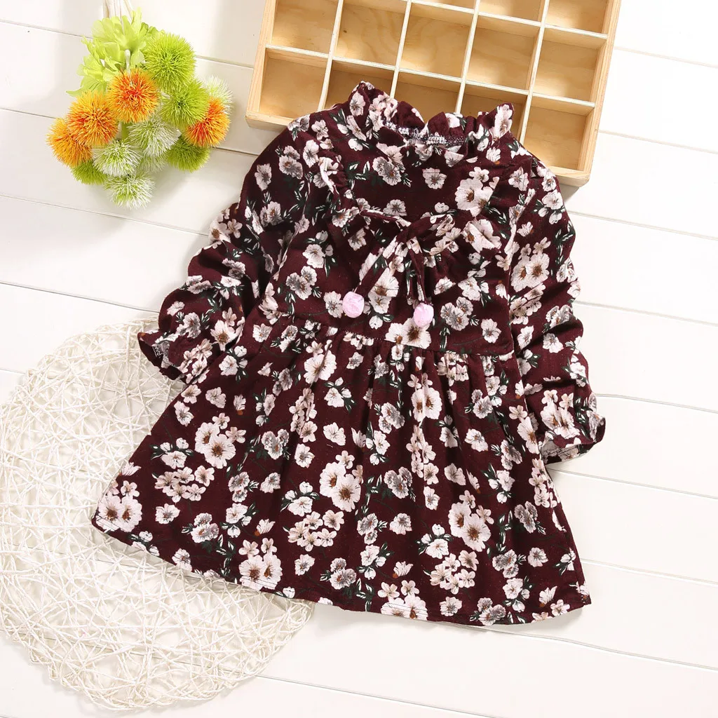 Платье для девочек; vestidos; Детские платья для девочек; vestido infantil; рождественское платье на Хэллоуин; vestido; Повседневное платье с длинными рукавами и принтом; Z4