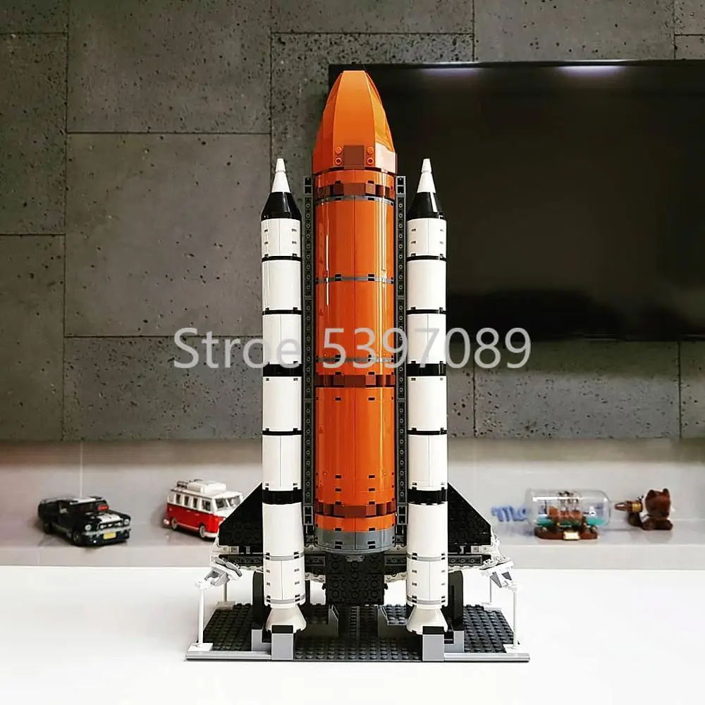 В наличии строительные блоки 16014 совместимые с Legoingys Shuttle Expedition 10231 игрушки
