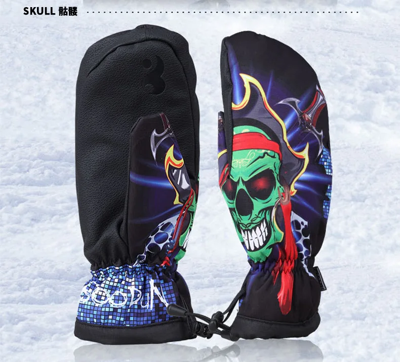 

Winter Warm Windproof and Waterproof Outdoor Touch Screen Skiing Gloves