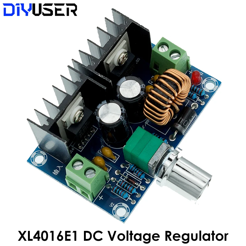 

XH-M401 DC-DC Step Down Buck Converter Power Supply Module XL4016E1 PWM Adjustable 4-40V To 1.25-36V Step Down Board 8A 200W