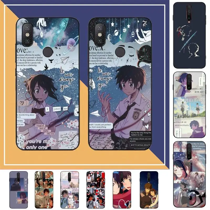 

Anime Your Name Phone Case for Redmi Note 8 7 9 4 6 pro max T X 5A 3 10 lite pro