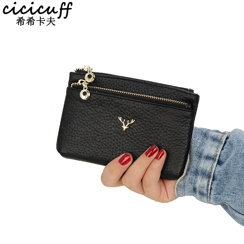 Брендовые короткие тонкие женские кошельки cicзам Женский кошелек для мелочи мини