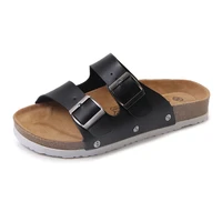 large size foreign trade sandals women 2019 buckle beach cork casual shoes metal shoes luxury shoes women designers