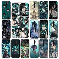 yinuoda genshin impact xiao phone case for vivo y91c y11 17 19 53 81 31 91 for oppo a9 2020