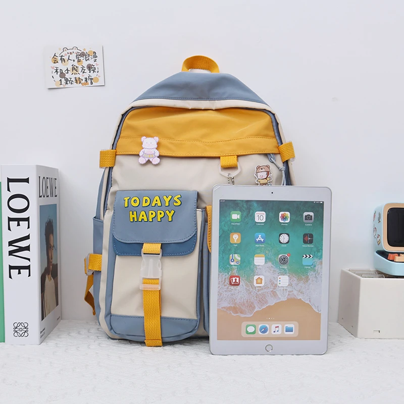 Fashion Backpack Canvas Women Backpack Anti-theft Shoulder Bag New School Bag For Teenager Girls School Backapck Female