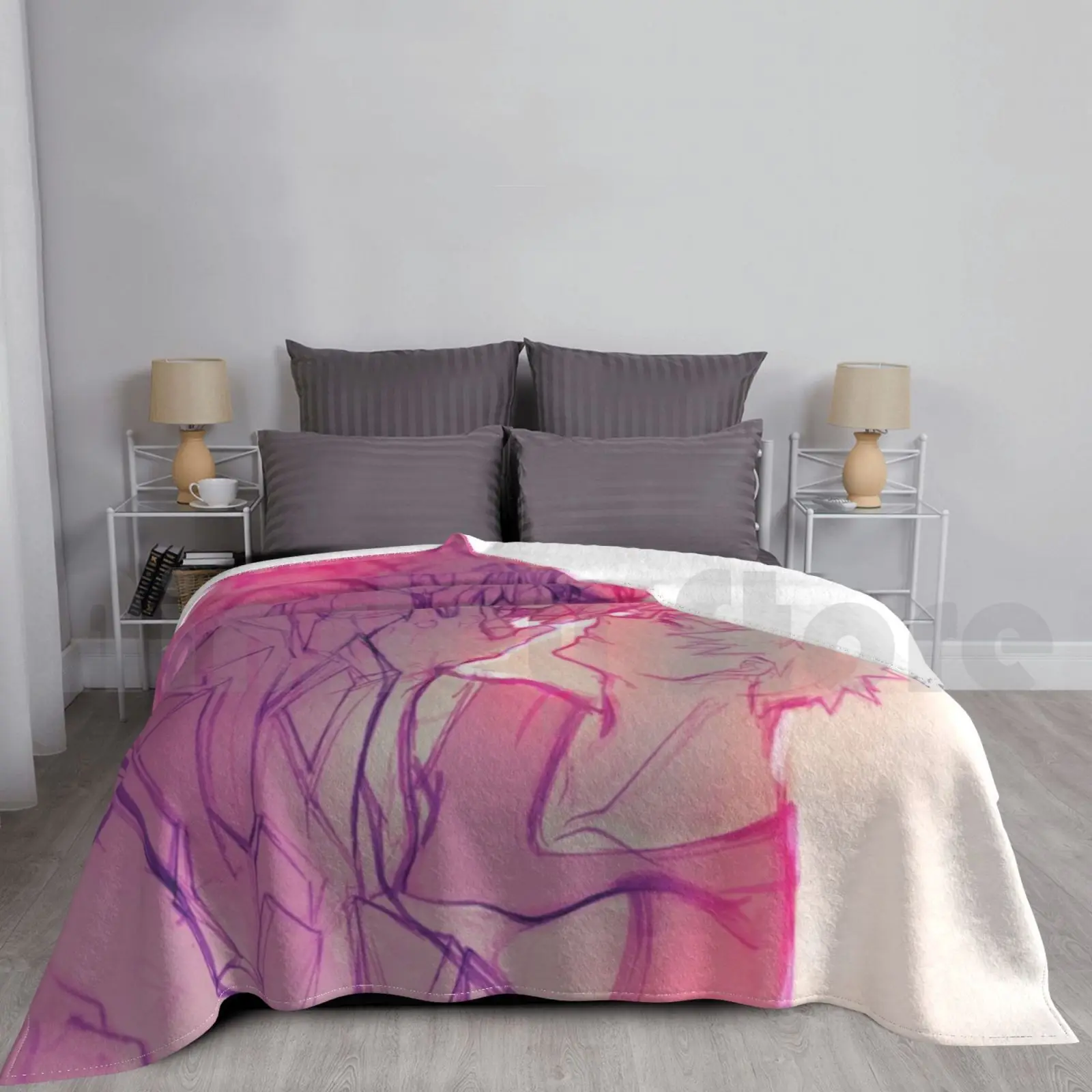 

Unbreakable-Kiribaku Blanket For Sofa Bed Travel Kiribaku Bakushina Bakugou Bnha Mha Katsuki Bakugo Kirishima