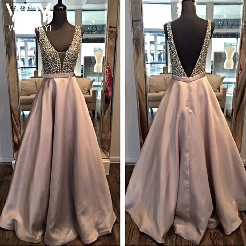 Реальный образец V-образной шеей с открытой спиной буквенным принтом длинная