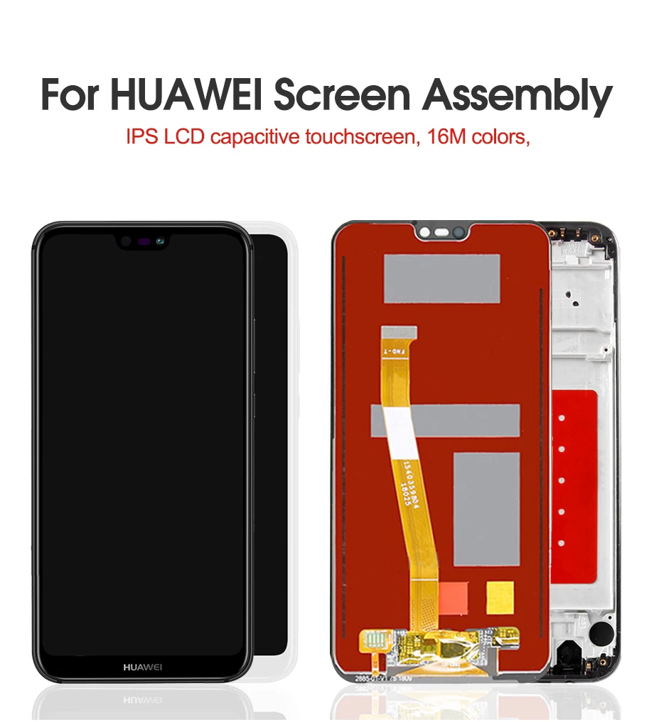 Для 5,8" huawei P20 Lite P20Lite ЖК-дисплей+ сенсорный экран панель дигитайзер Замена для huawei Nova 3E ЖК